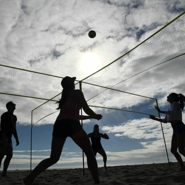 Triumph 4 Square Volleyball and Badminton Combo Set - Image 3