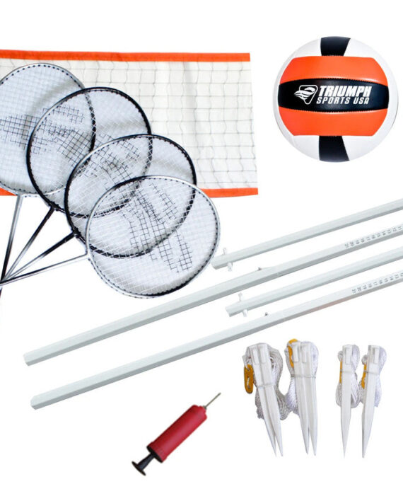 Triumph Advanced Volleyball and Badminton Combo Set