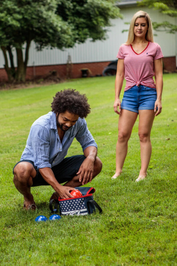 Triumph Patriotic Bocce Ball Set 100mm - Image 11