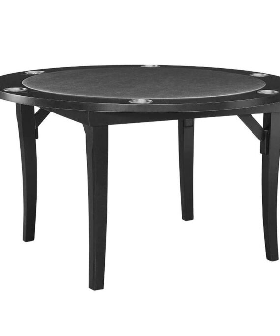 Ram Gameroom Folding Poker Table  48" Black