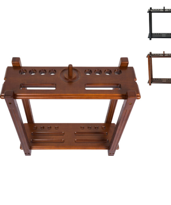 Presidential Billiards Straight Wooden Floor Cue Rack