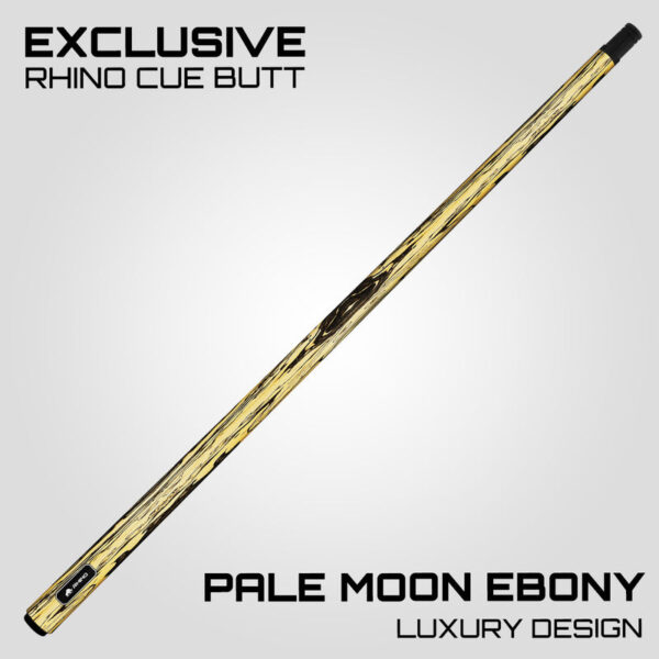 Rhino G-W Series Pool Cue with No Wrap - Pale Moon Ebony Design - Image 4