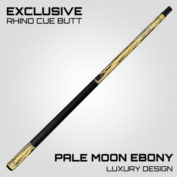 Rhino RCGWBKLW G-W Series Pool Stick - Pale Moon Ebony with Ostrich Leather Wrap - Image 8