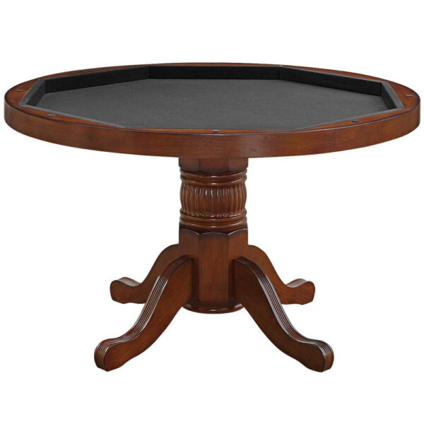 Ram Gameroom Poker Table 48" 3 in 1 Game Table Chestnut - Image 3