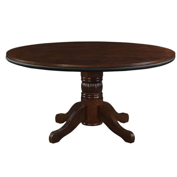 Ram Gameroom Poker Table Cappuccino 60" 2 in 1 Game Table - Image 2