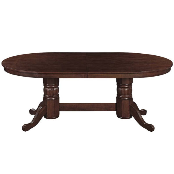 Ram Gameroom Poker Table with Dining Top 84" Cappuccino - Image 2