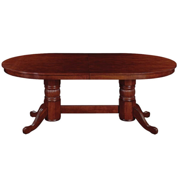 Ram Gameroom Poker Table with Dining Top 84" English Tudor - Image 2