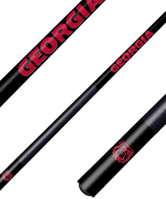 University of Georgia Cue Laser Etched Billiard Cue