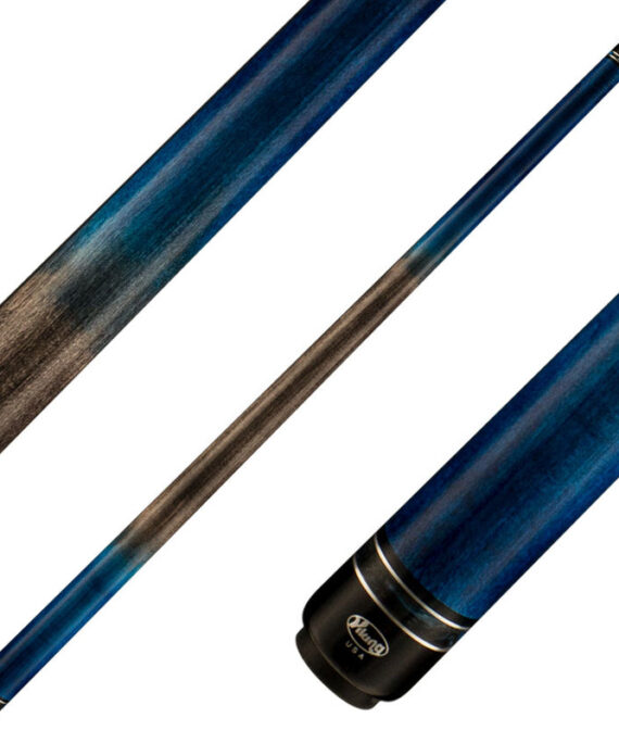 Viking HL0116 Helix Series Play Cue - Ocean Blue and Smoke Stained Maple