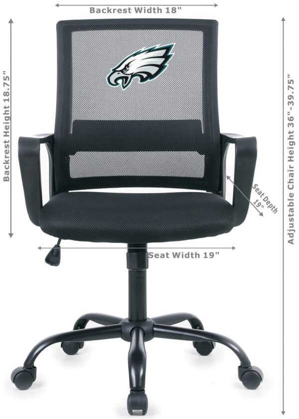 Philadelphia Eagles Office Chair with Arm Rest - Image 2