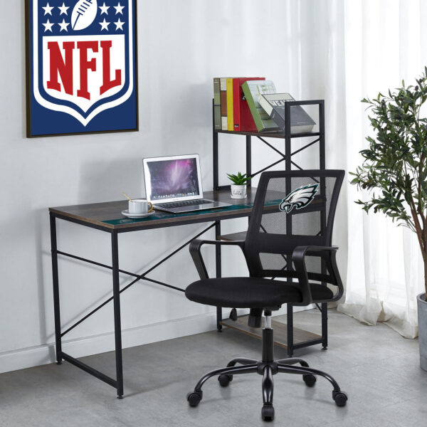 Philadelphia Eagles Office Chair with Arm Rest - Image 3
