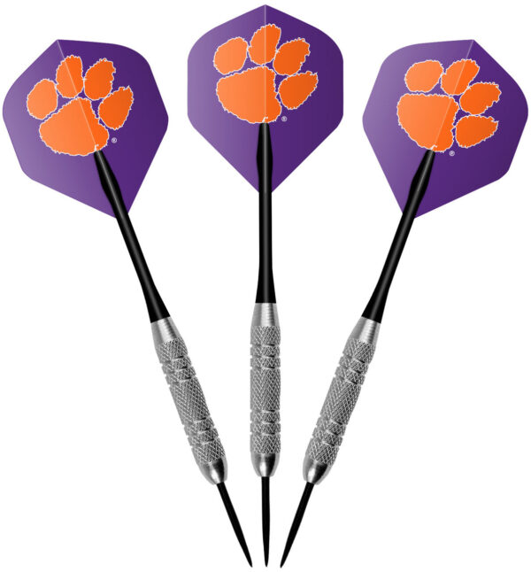 Clemson University Dartboard Cabinet Set Fan's Choice - Image 3