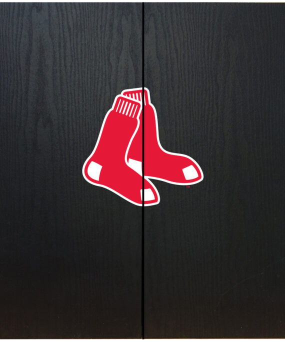 Boston Red Sox Dartboard Cabinet Set Fan's Choice