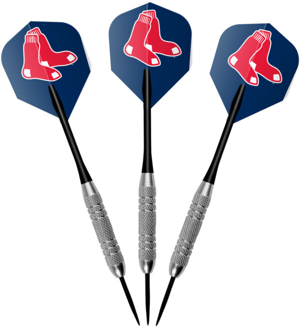Boston Red Sox Dartboard Cabinet Set Fan's Choice - Image 4