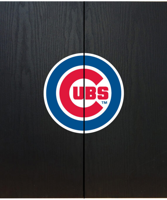 Chicago Cubs Dartboard Cabinet Set Fan's Choice
