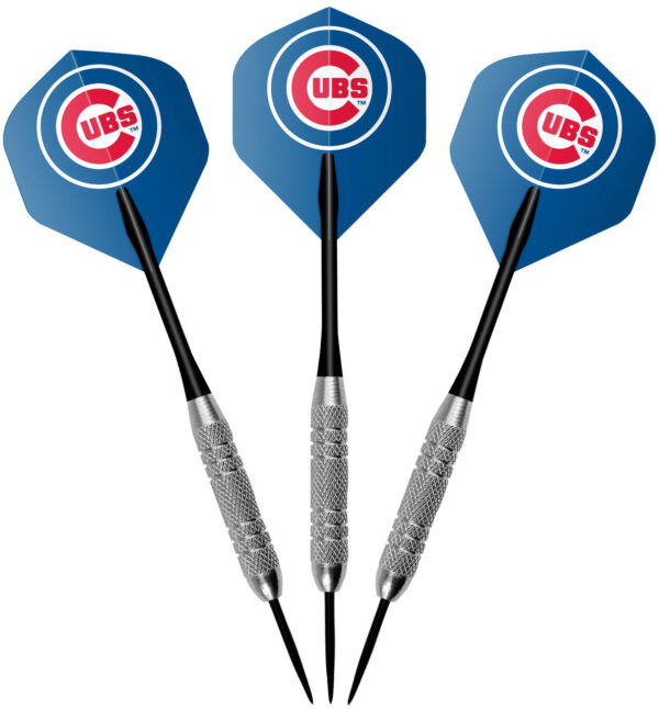 Chicago Cubs Dartboard Cabinet Set Fan's Choice - Image 5