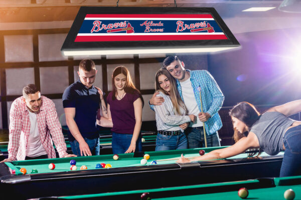 Atlanta Braves Pool Table Light - Image 4