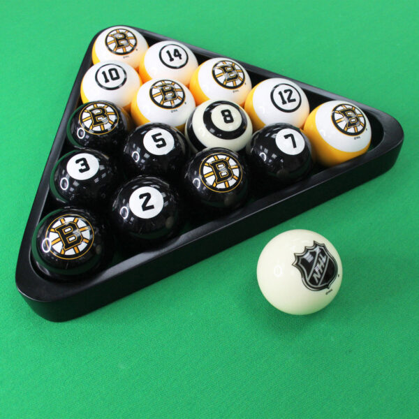 Boston Bruins Pool Balls with Numbers - Image 2