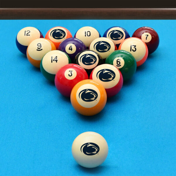 Penn State University Pool Balls - Retro Balls Set - Image 2