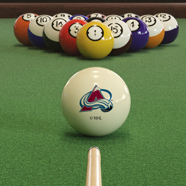 Colorado Avalanche Pool Balls - Retro Balls Set - Image 2