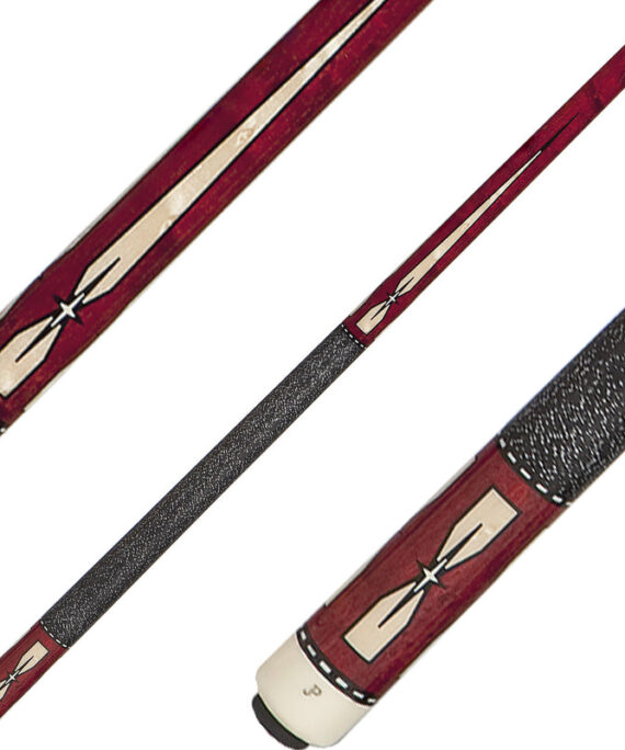 J Pechauer JP16S Cue - Wine Stain and Maple Points