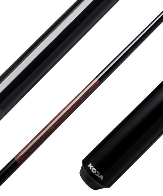 Koda KD22 Pool Cue - Black with Cocobolo Graphic