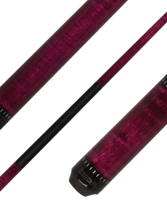 Koda KD35 Pool Cue - Purple Stain with Wrap