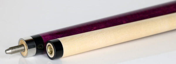 Koda KD35 Pool Cue - Purple Stain with Wrap - Image 4
