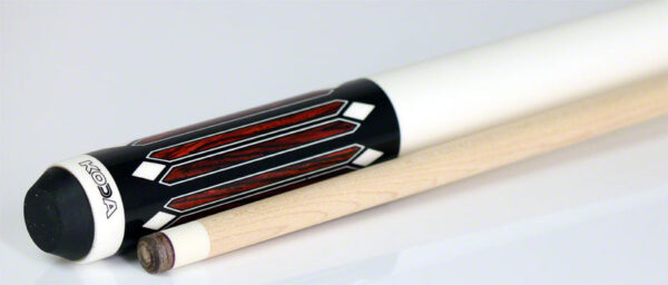 K2 KL161 Pool Cue - 6 Point Cocobolo and Black/White Graphic with 11.75mm LD Shaft - Image 3