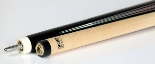 K2 KL161 Pool Cue - 6 Point Cocobolo and Black/White Graphic with 11.75mm LD Shaft - Image 4