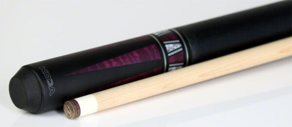 K2 KL170 Pool Cue - 4 Point Matte Black and Purple Graphic with 11.75mm LD Shaft - Image 3