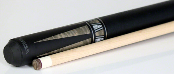 K2 KL171 Pool Cue - 4 Point Matte Black and Grey Graphic with 11.75mm LD Shaft - Image 3