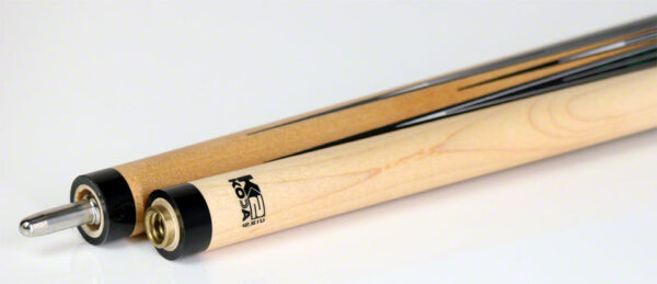 K2 KL180 Pool Cue - 8 Point Natural/Green/Black Graphic with 12.50mm LD Shaft - Image 4