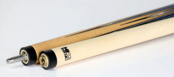 K2 KL181 Pool Cue - 8 Point Blue/Black/Natural Graphic with 12.50mm LD Shaft - Image 4