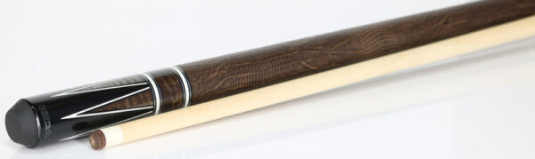 K2 KL190 Pool Cue - 4 Point Black/Grey/Brown Graphic with 11.75mm LD Shaft - Image 5
