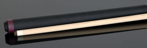 K2 KLCPL Matte Purple-Stained Maple Pool Cue with Leather Wrap and 12.50mm LD Shaft - Image 2