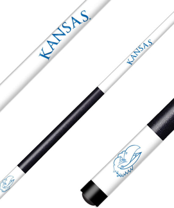 University of Kansas Cue Laser Etched Billiard Cue