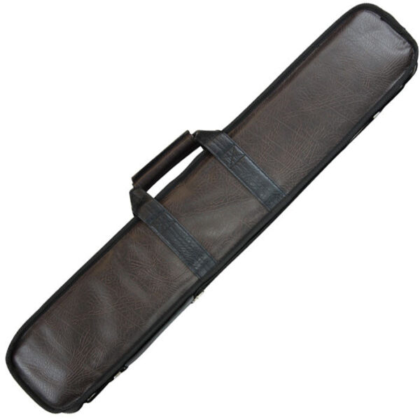Lucasi LC5 4 Butt x 8 Shaft Brown Leatherette Soft Case - Image 2
