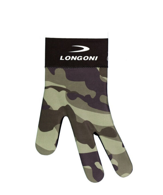 Longoni Left Hand Billiard Glove - Military Camo