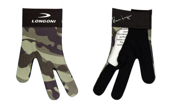 Longoni Left Hand Billiard Glove - Military Camo - Image 2