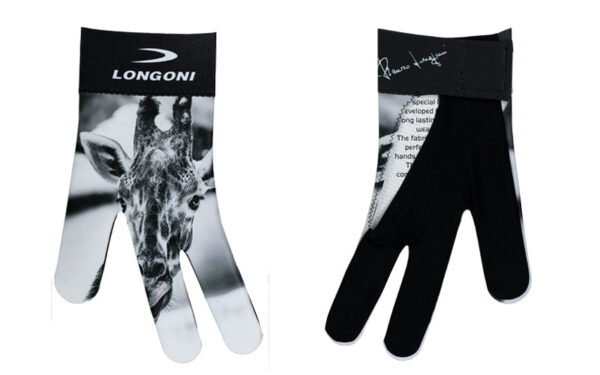 Longoni Left Hand Billiard Glove - Giraffe - Image 2