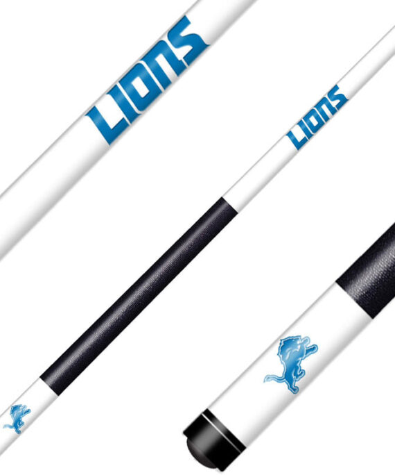 Detroit Lions Cue Laser Etched Billiard Cue