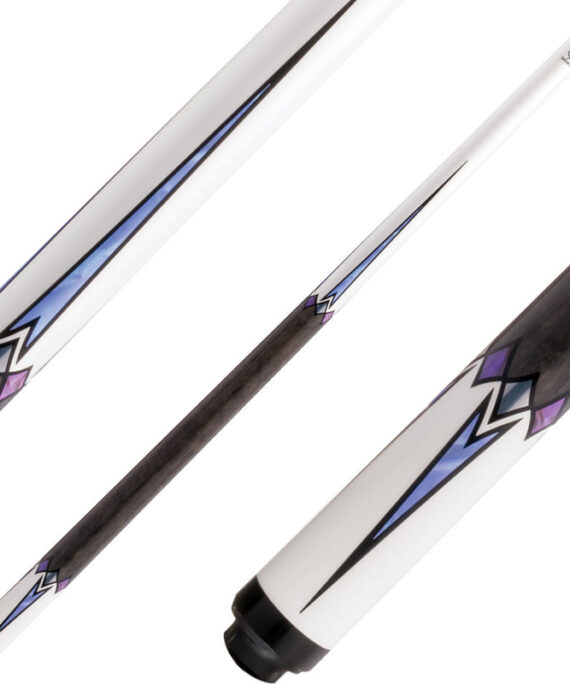 Lucky L75 Cue - White Paint with Grey Stain