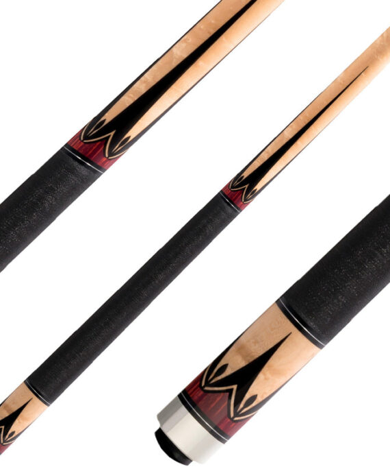 Star S09 Cue - Birdseye Maple with Cocobolo and Black Points
