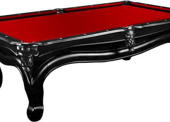 Athens 8 Foot Pool Table Birch Black