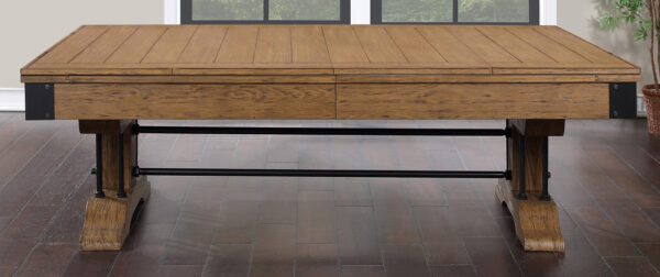 Atlanta 8 Foot Pool Table Pine Weathered Brown - Dining Top Only