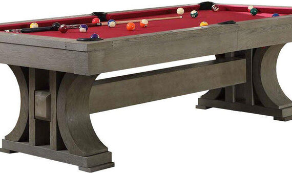 Boston 8 Foot Pool Table Ash Grey Oak