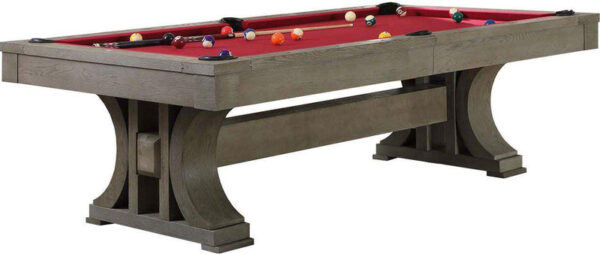 Boston Pool Table in Ash Grey Oak, 8 Foot