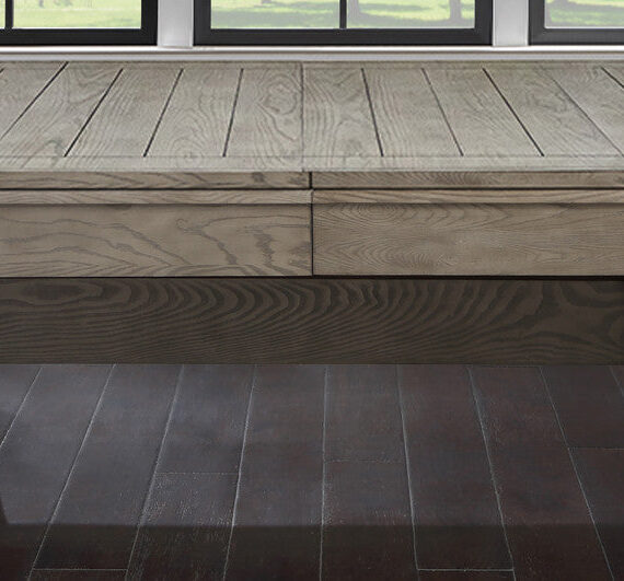 Boston 8 Foot Pool Table Ash Grey Oak - Dining Top Only