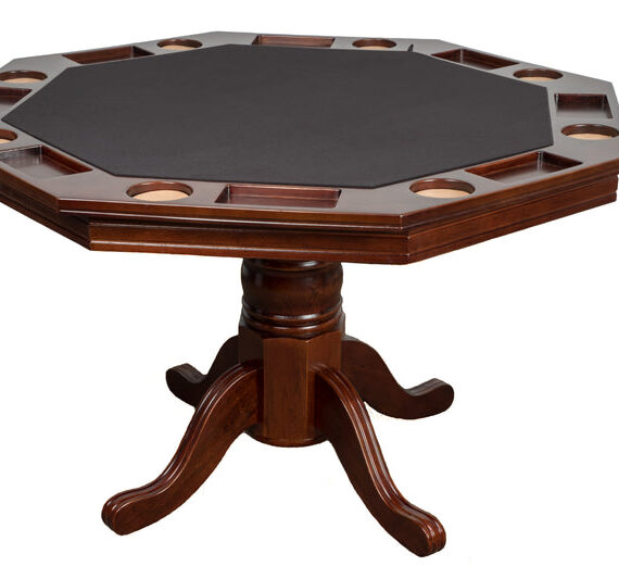 Presidential Billiards Octagonal Poker Two-in-One Poker Table
